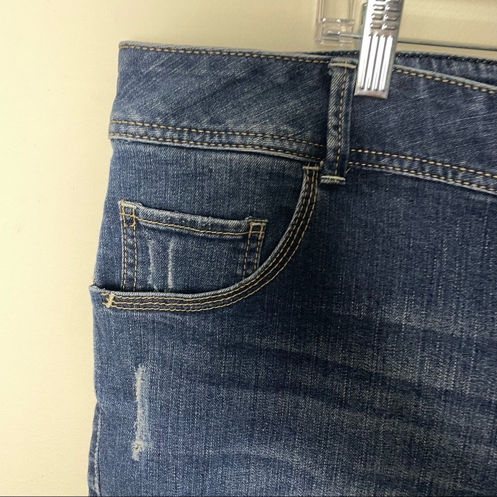 Lane Bryant Genius Fit Medium Wash Denim Capri Size 22 - Picture 4 of 13